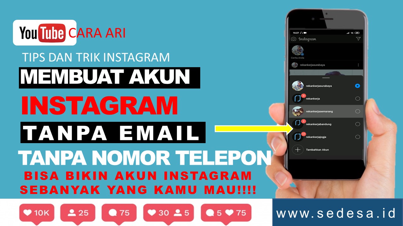 Featured image for Cara Daftar Instagram Tanpa Ribet